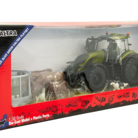 Britain's Scale 1:32 Metallic Olive Green Valtra Playset